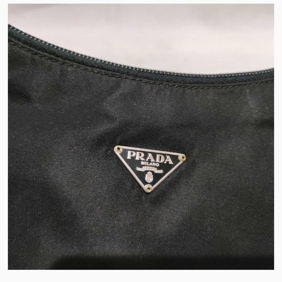 Prada Black Nylon Mini Satchel Handbag - Picture 7 of 10
